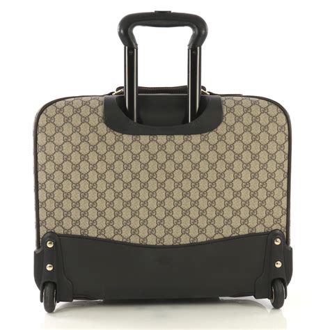 gucci rolling carry on backpack|gucci suitcase with wheels.